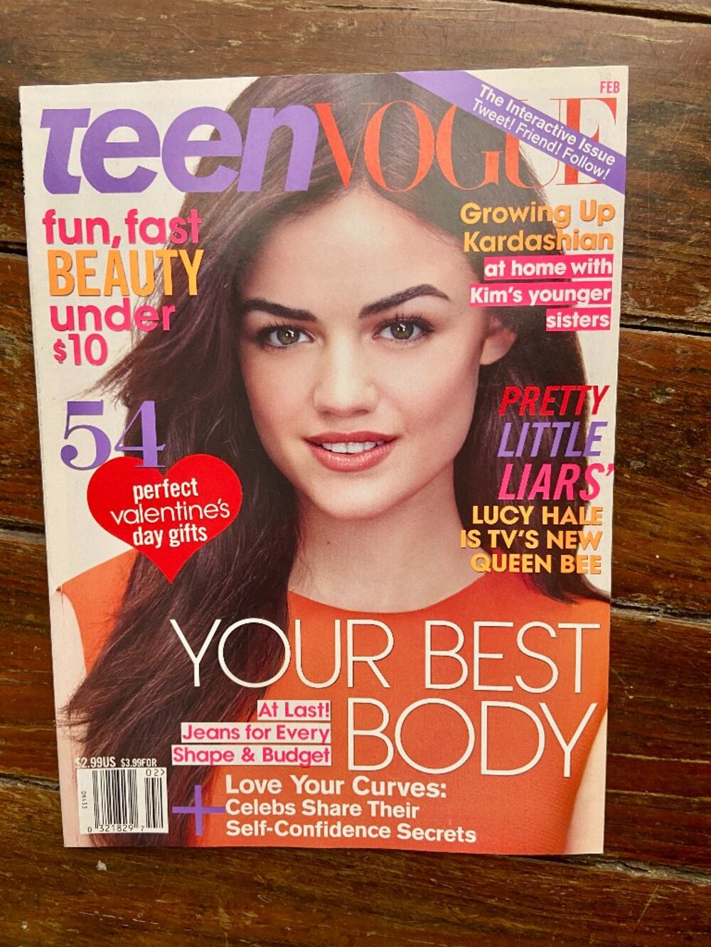 Teen Vogue Magazine February 2011 Lucy Hale Kendall Kylie Jenner Best Body